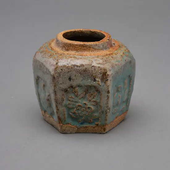Chinese stoneware jar,